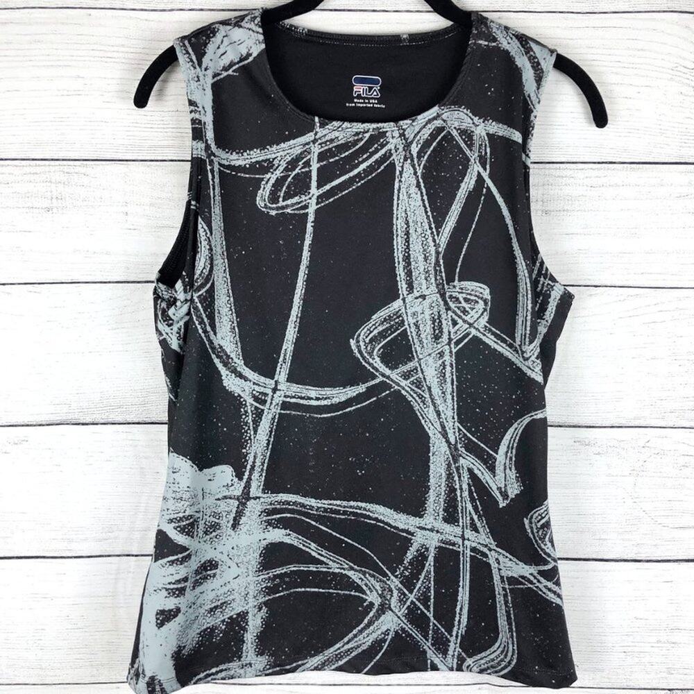 FILA | Sleeveless Spandex Active Printed Tank Top